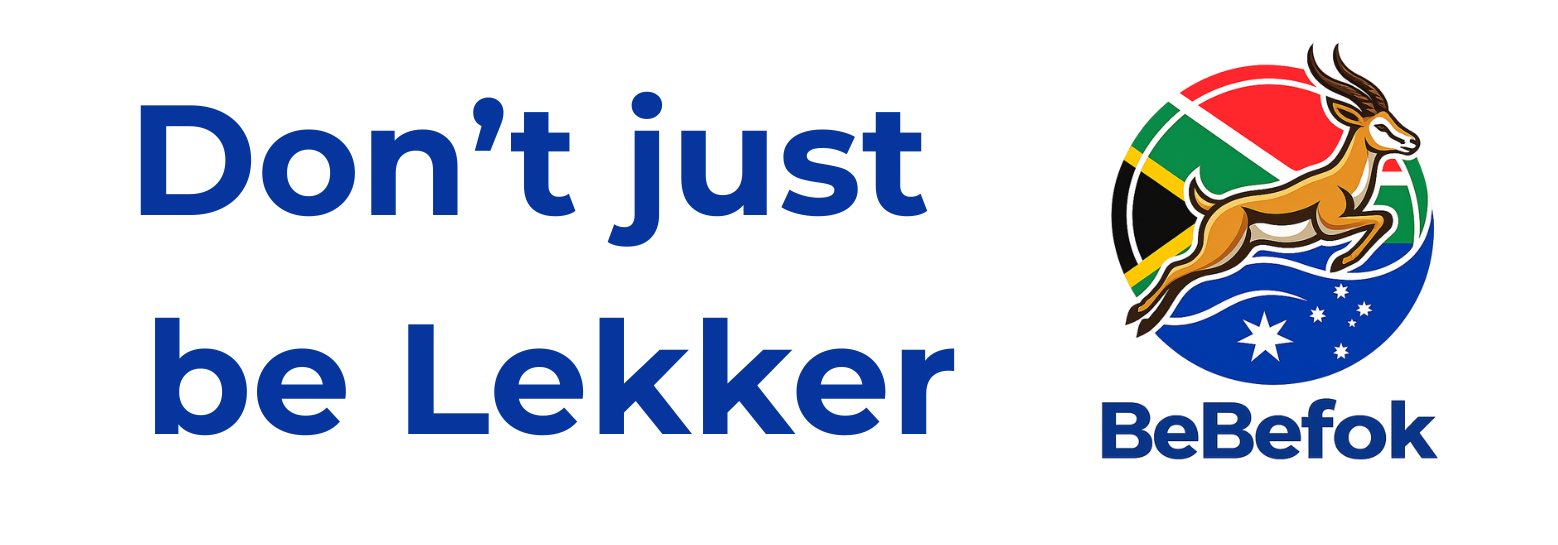 Bumper Sticker - Don't just be Lekker